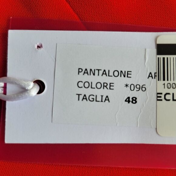 New ECLA Red Wide Leg Pants size 14 XL - Picture 4 of 9